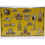 VARIO Fantasy Design Creation cuburi din lemn 168 piese Walachia